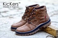 Terbaru Sepatu Boots Pria Kickers Monster Coklat Safety Best Quality