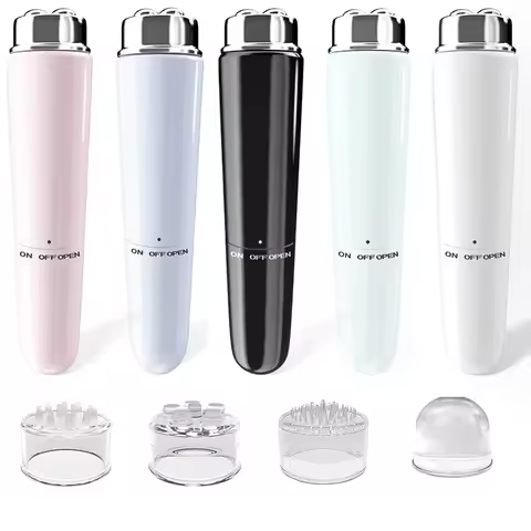 Mini Portable 4 Head Electric Eye Massager Facial Massage Device Pen Facials Great Vibration Lift Fa