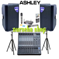 Paket Sound System karaoke Sound System outdoor indoor ASHLEY Full set siap pakai original