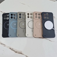 Luxury Matte Slim Frameless Magnetic Phone Case For OnePlus 1+ 15 13 13T 12R Ace 5 3 Pro For Magneti