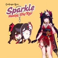 GANTUNGAN Sparkle HSR Keychain | Honkai Star Rail Premium Laser Cutting UV Acrylic Keychain | Keycha