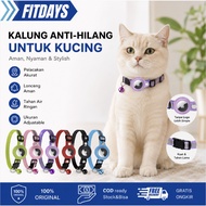 Fitdays Mili GPS Tracker Leather Necklace, for cat, dog, compatible with Android