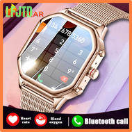 LFJTD 2023 New Bluetooth Call Women Smartwatch 100 Sport Mode Ladies Watch Waterproof GPS Motion Track Smartwatch for Huawei Xiaomi FHRJC