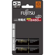 Fujitsu High Cap AA 2 cells 2450mAh Rechargeable Battery - HR-3UTHC(2B)