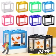 PATH Betta Fish Accessories Aquarium Tank PVC  Mini Aquarium