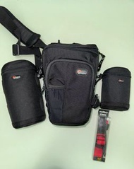 Lowepro Toploader Pro 70 AW, camera bag 送兩個鏡頭袋同一條canon professional 相機帶