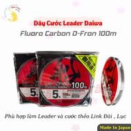 Daiwa D-Front 100m Monofilament Line – Leader Line 100% Fluorocarbon Super Durable, Lure, Radio, Gre