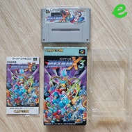[SFC] ROCKMAN X3 Game Box Work • X3 (SHVC-AR3J-JPN) Genuine Cartridge X3 MEGAMAN X3