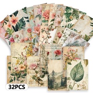 Plant 32 Pcs Magazine Postcards, Bedroom Decoration, Thickened Cardstock, High-definition Printing, 