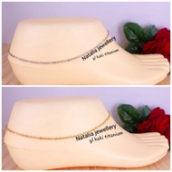 Titanium Anklet Code Gk02, Safe For Everyday Wear