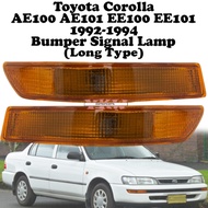 (LONG type)Toyota Corolla AE100 AE101 EE100 EE101 1992-1994 SEG Amber Front Bumper Signal Lamp Lampu