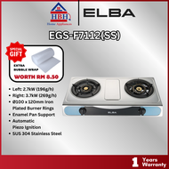 Elba Table Top Gas Stove | Single Burner | Double Burner | EGS-F7112(SS) | EGS-F7192(SS) | EGS-M6992