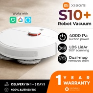 【OFFICIAL WARRANTY】Xiaomi S10+ Mopping &amp; Vacuum Robot Vacuum | 4000 Pa High Suction Power | LDR LiDAR Sensor