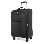 YQ34 Swiss Army Knife Luggage Large Capacity Trolley Case Student Suitcase Universal Wheel Password Suitcase Durable Lea