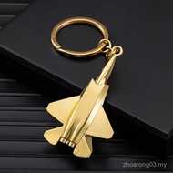 Sino-Airlines New Style J-35A J-36 J-6K J-10C F22 Keychain Airplane Model Ornaments Metal GW9O