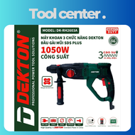 MÁY KHOAN BÊ TÔNG 3 CHỨC NĂNG DEKTON 1050W - TẶNG 3 MỮI KHOAN + 2 MŨI ĐỤC - HÀNG CHÍNH HÃNG - DK-RH2