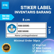 Chromo Stickers Inventory Label Inventory Items Office/ School