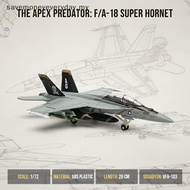[savemoney] 1:72 F/A-18F Fighter Jet Model Highly Detailed VF103 Grumman Tomcat Super Hornet Replica