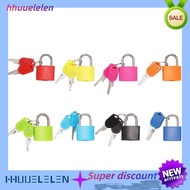 [hhuuelelen]8 Pack Locks Small Padlock with Key Luggage Gym Locker Lock Mini Colorful Padlock for Ou