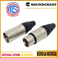 Jack Canon Male + Female Soundcrest SC001A-002A (1pasang)