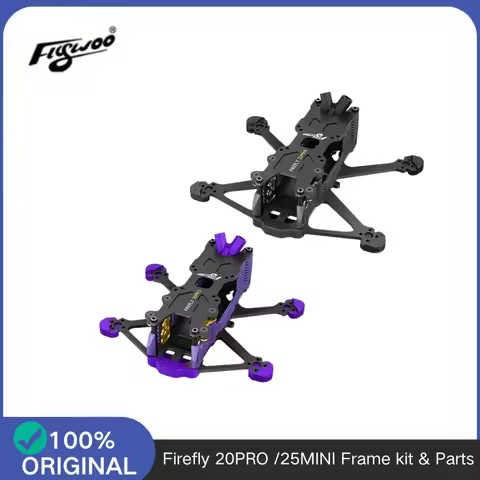 Flywoo Firefly 20PRO Frame Kit Carbon Fiber 2.5mm for DJI O4 Walksnail HDZero 2" FPV Racing Drone