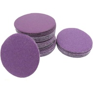 ABRASIVE MALL 100/BOX 5" 125MM 5 INCH PURPLE WET SAND SANDING DISC VELCRO TAPE SAND PAPER