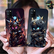 Oppo realme c17 / realme 7i glass phone case, cool vip case, powerful super robot