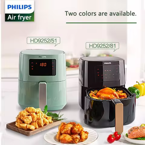 PHILIPS HD9252/81 Large Capacity Electric Air Fryers 220V Oil-free Automatic Household Kitchen Bakin