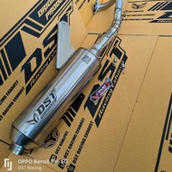 Original custom racing standard exhaust DST Racing inlet 38mm 4 inch tube 30cm long Original
