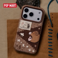 POP MART Hirono Road Journal Series-Knitted Phone Case for iPhone 17 Pro/iPhone 17 Pro Max