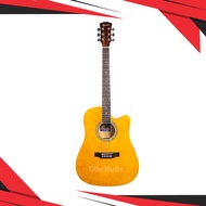 Kazuki kz41c กีตาร์โปร่ง ขนาด 41นิ้ว ฟรีของแถมมากมาย บริการหลังการขายดีเยี่ยม สินค้ารับประกันการขนส่