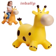 INBALLP Animals Jumping Toys, Thickened Rubber Giraffe Bouncy Horse, Fun Anti-fall Inflatable Sturdy