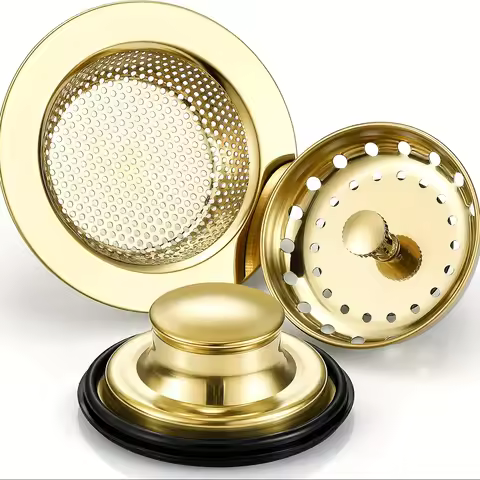 3pcs American-style sink basket, garbage disposal, anti-clogging filter