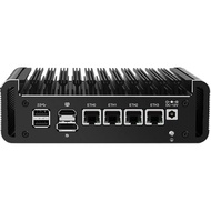 4 Ports Micro Firewall Appliance Inter N200 Quad Core, Inter I226-V 2.5Gbe NIC Fanless Mini PC, Netw
