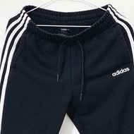 ADIDAS W E 3S PANT SJ 經典復古 三線 LOGO 縮口 抽繩 運動 休閒 鬆緊 長褲 女版 黑色 M號 DP2380 PNT-W TP0_2410 TP0_24