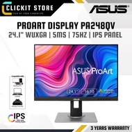 ASUS ProArt 24.1"WUXGA PA248QV / ProArt PA278QV 27"WQHD IPS Panel / sRGB / LED Monitor (DP/HDMI/VGA)
