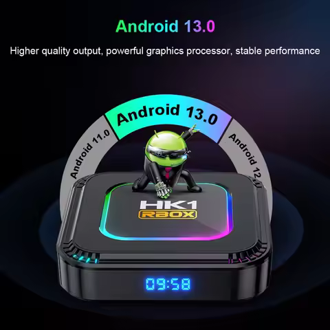 HK1 RBOX K8 Android 13 TV BOX RK3528 4G 32G 64G 128G 5G WIFI6 4K 8K 3D BT Smart TVBOX Google Global