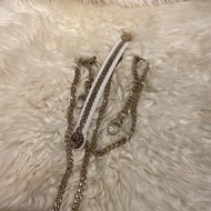 Dior Lady Mini 白色鏈帶