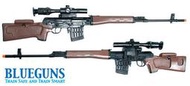 【IDCF】警星 Blueguns SVD 狙擊步槍 橡膠訓練槍 BG-FSDRAGBP 14395