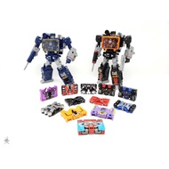 (SINGLES) TRANSFORMERS SIEGE UN SOUNDWAVE W/ CASSETTES RAVAGE BUZZSAW RUMBLE FRENZY LASERBEAK RATBAT