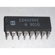 IC CD4026BE CD 4026 BE Counter Divider Decade Logic 16-DIP