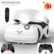 Shinecon VR Glasses Headset 3D Virtual Reality Device Helmet Viar Goggle Lenses For Smartphone Smart