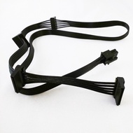 6 Pin To 4 SATA Devices Modular PCI-E PSU Power Supply Cable For Corsair HX650 HX750 HX850 HX1000 HX