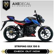 Striping Suzuki Gsx 150 S Livery Mandalika Pertamina Gsx S Motorcycle Sticker