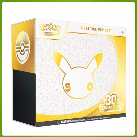 Authentic Original Pokemon English 30th Celebration Elite Trainer Box ETB Factory PTCG Game Collecti
