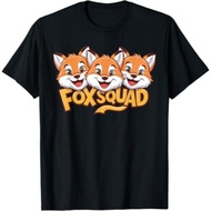 Fox Squad Kids Clothes Design for Fox Lover Stuff Kids Fox T-Shirt