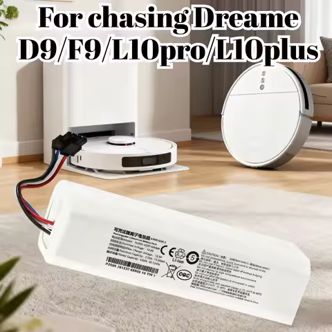 14.4V 12800mAh Replacement Battery for Dreame F9 D9 L10 Pro Plus P2150 P2008 Robot Vacuum Cleaner Li