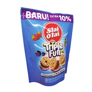 Slai O'lai TRIPLE FUN - Fruit Jam Biscuits - 72g POUCH