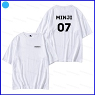 GN NJZ Cartoon graffiti birthday style short-sleeved T-shirt MINJI HANNI DANIELLE tee  NG