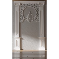 9' x 5' arch 23 /mihrab / dekorasi surau / islamic panel / decorative panel / hiasan dinding / hiasa